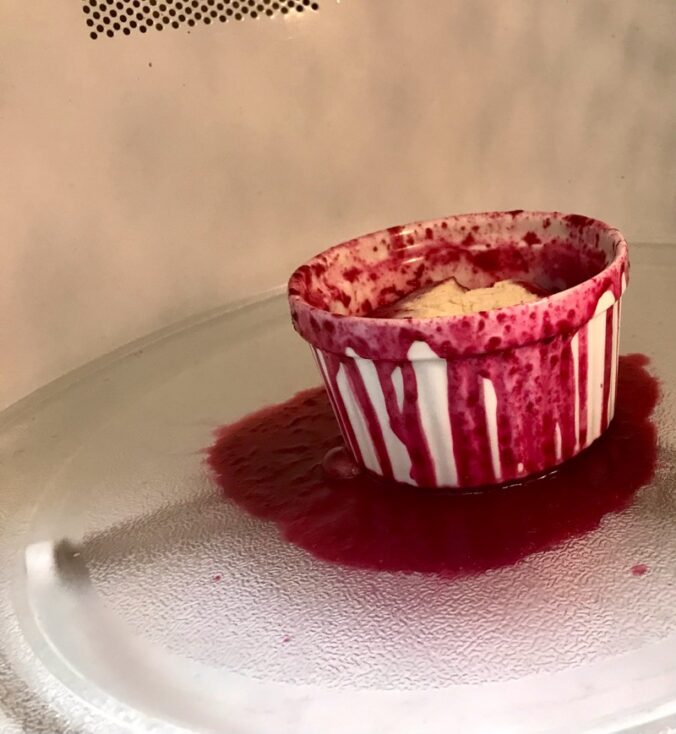 microwave cobbler failure